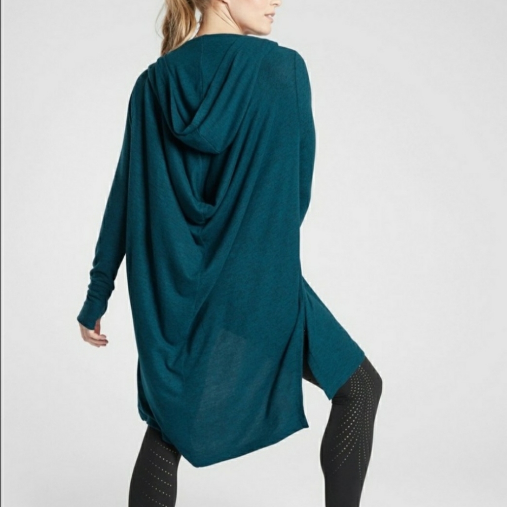 Athleta Harmony Wrap Heathered Ocean Teal